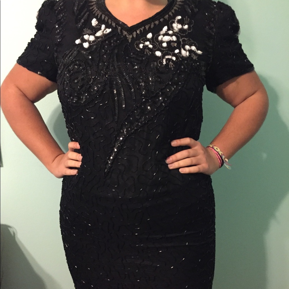 Great Gatsby beaded dress