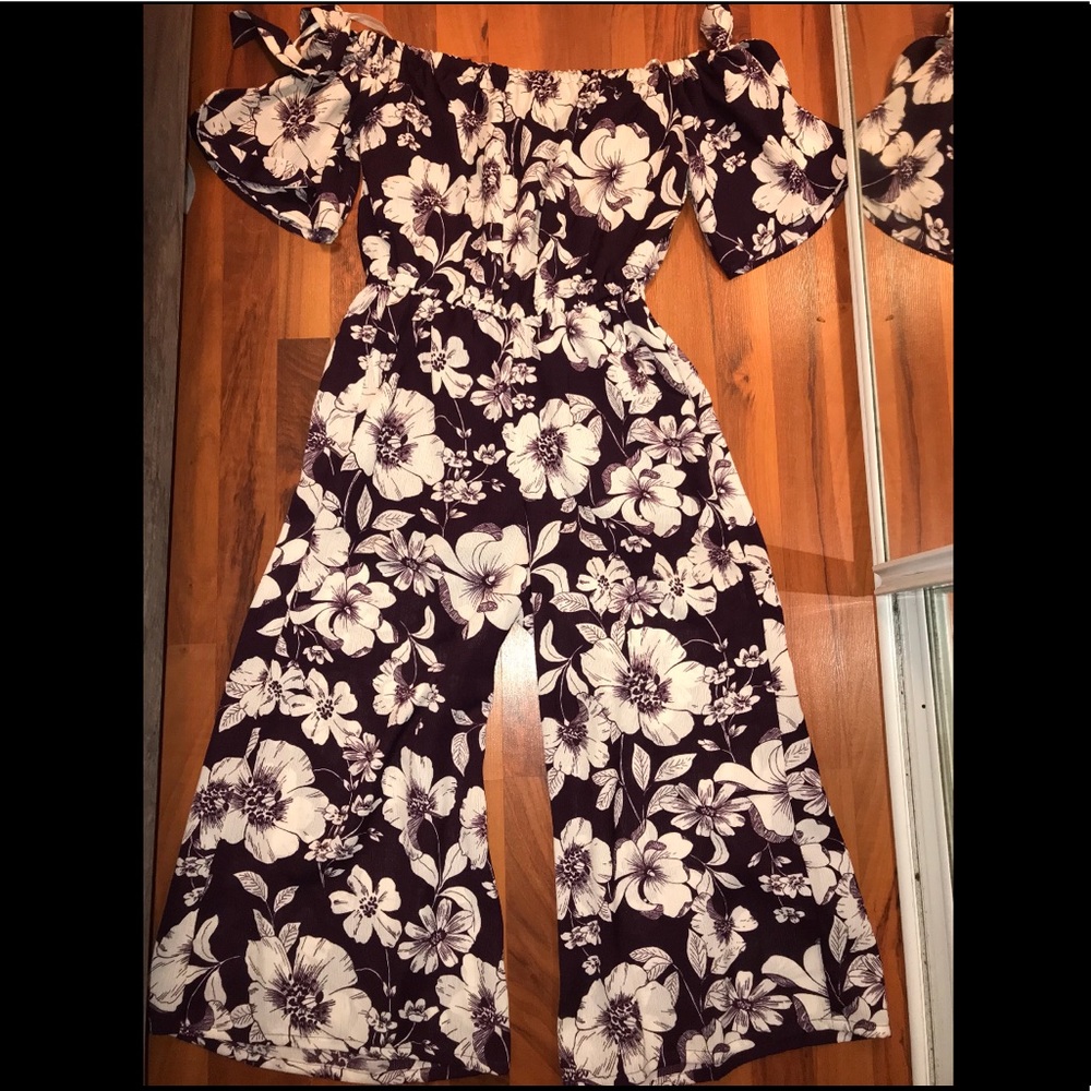 AUW Floral Jumpsuit.