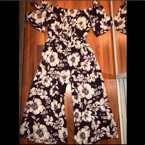 AUW Floral Jumpsuit.