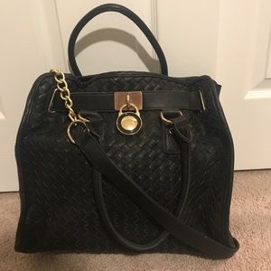 Black Quilted Handbag!