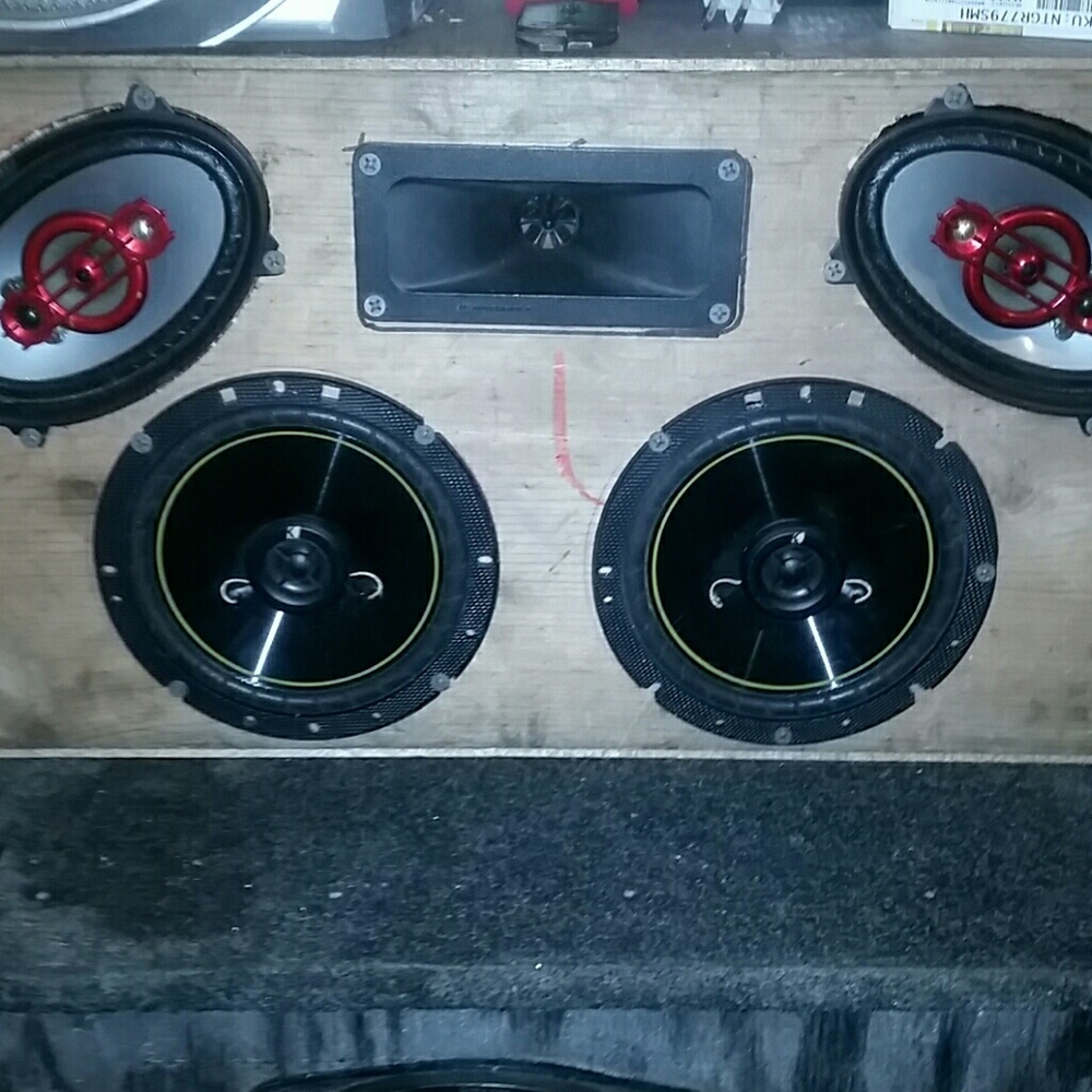 Homemade speaker box