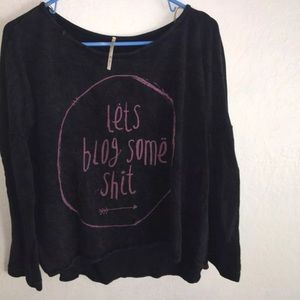 “Let’s blog some shit” pullover
