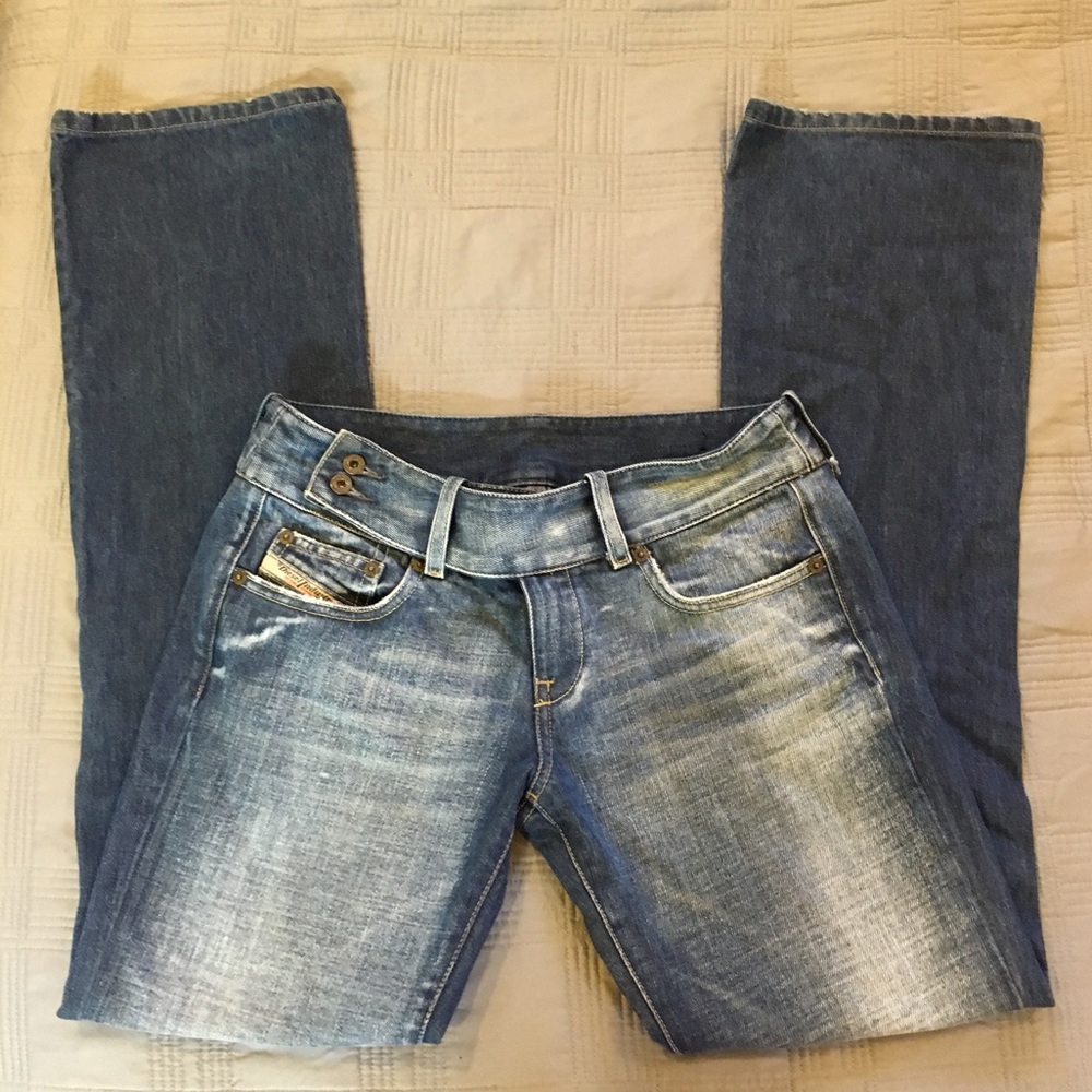 Ladies Diesel Cherone Boot-Cut Jeans - Size 28