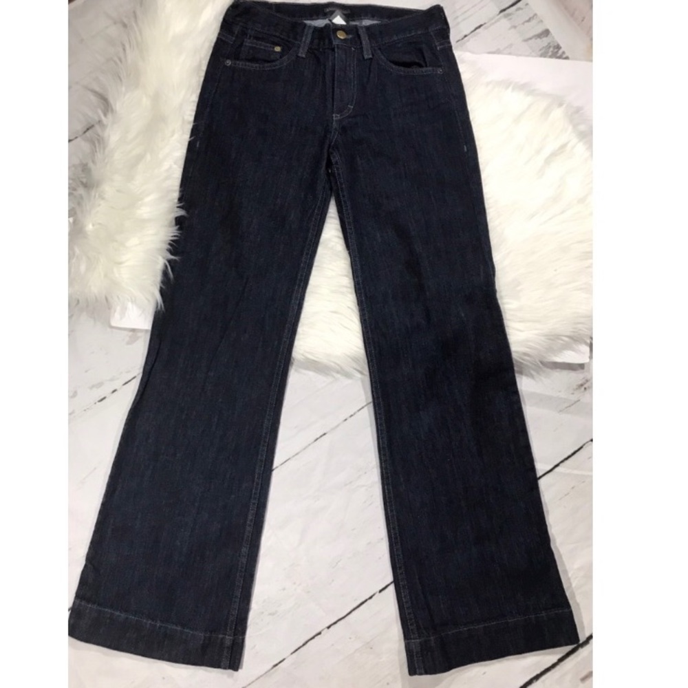 {Armani exchange} dark rinse Flare Jeans 4 short