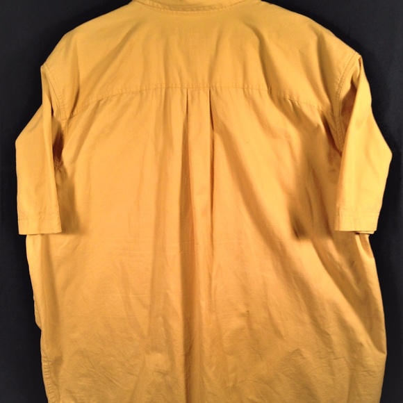 Eddie Bauer Yellow Short Sleeve XXL Shirt - Picture 6 of 6