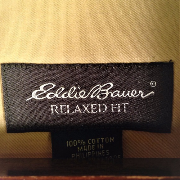 Eddie Bauer Yellow Short Sleeve XXL Shirt - Picture 5 of 6