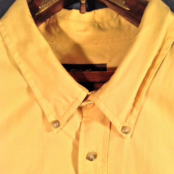 Eddie Bauer Yellow Short Sleeve XXL Shirt - Picture 2 of 6