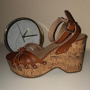 Tan wedges