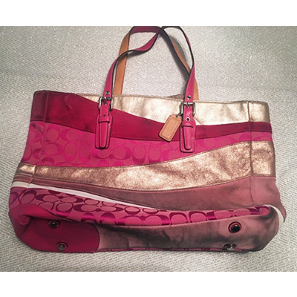 COACH • RARE! Limited Edition Wave Pink Tote #1441