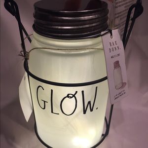 Rae Dunn Glass lantern