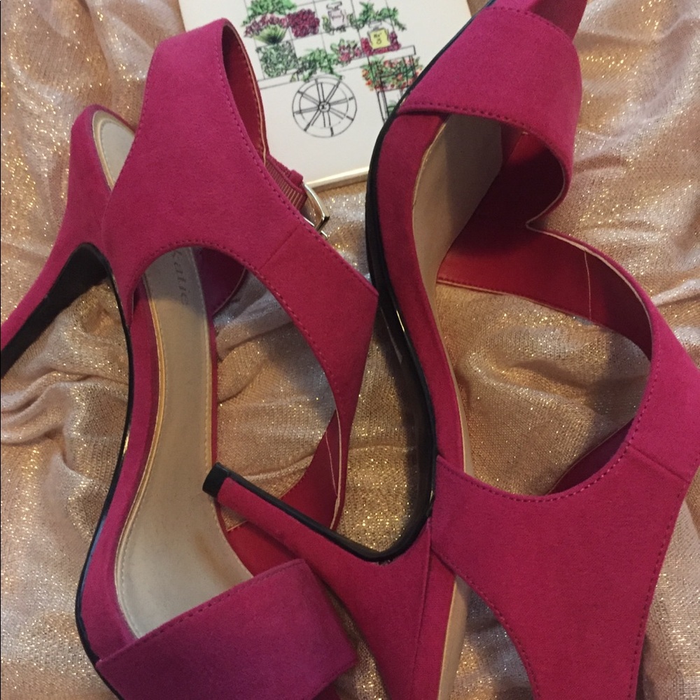 Strappy heels