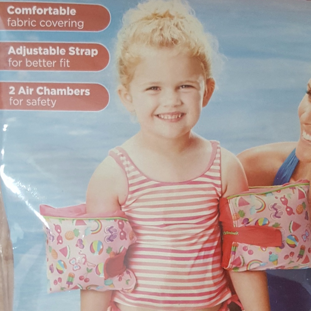 1 pair of girls Fabric Arm Floats NEW