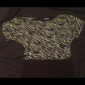 Cute zebra top