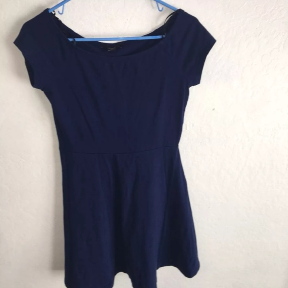Navy blue dress