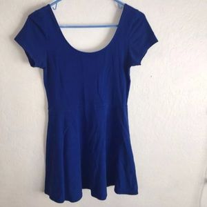 Royal blue dress