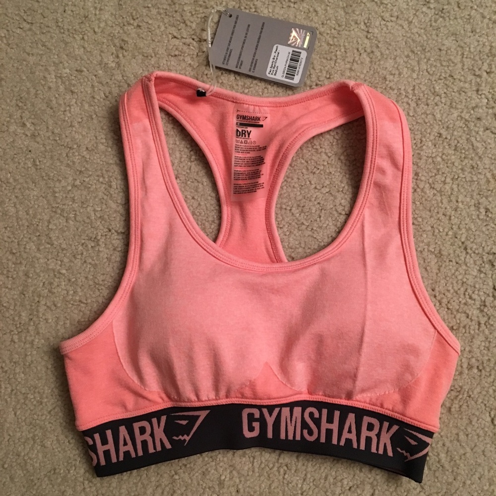 Gymshark Pink Paris Pop Up Sports Bra