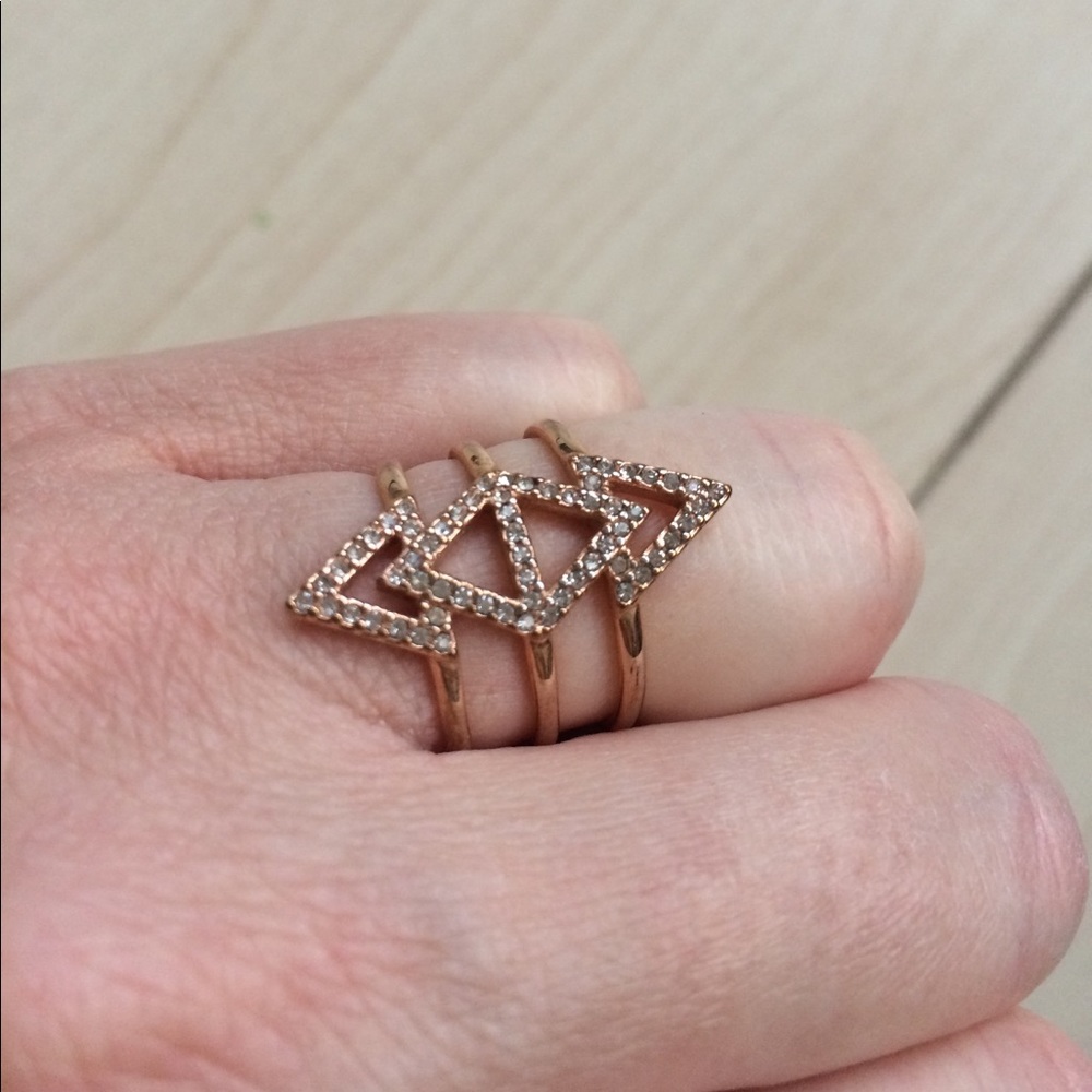 Stella and Dot Pavé Spear Ring