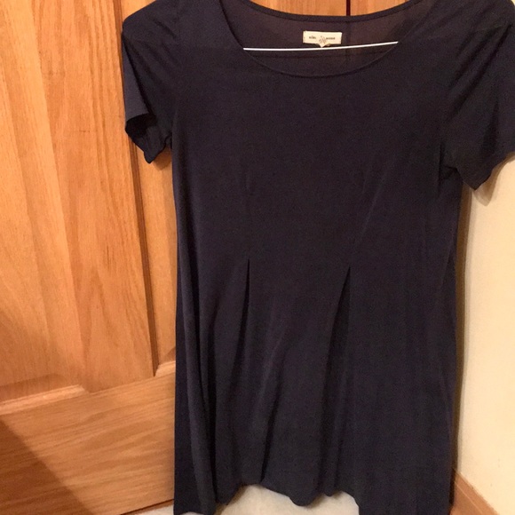 Silence + Noise Riley Trapeze Dress in Navy - Picture 4 of 4