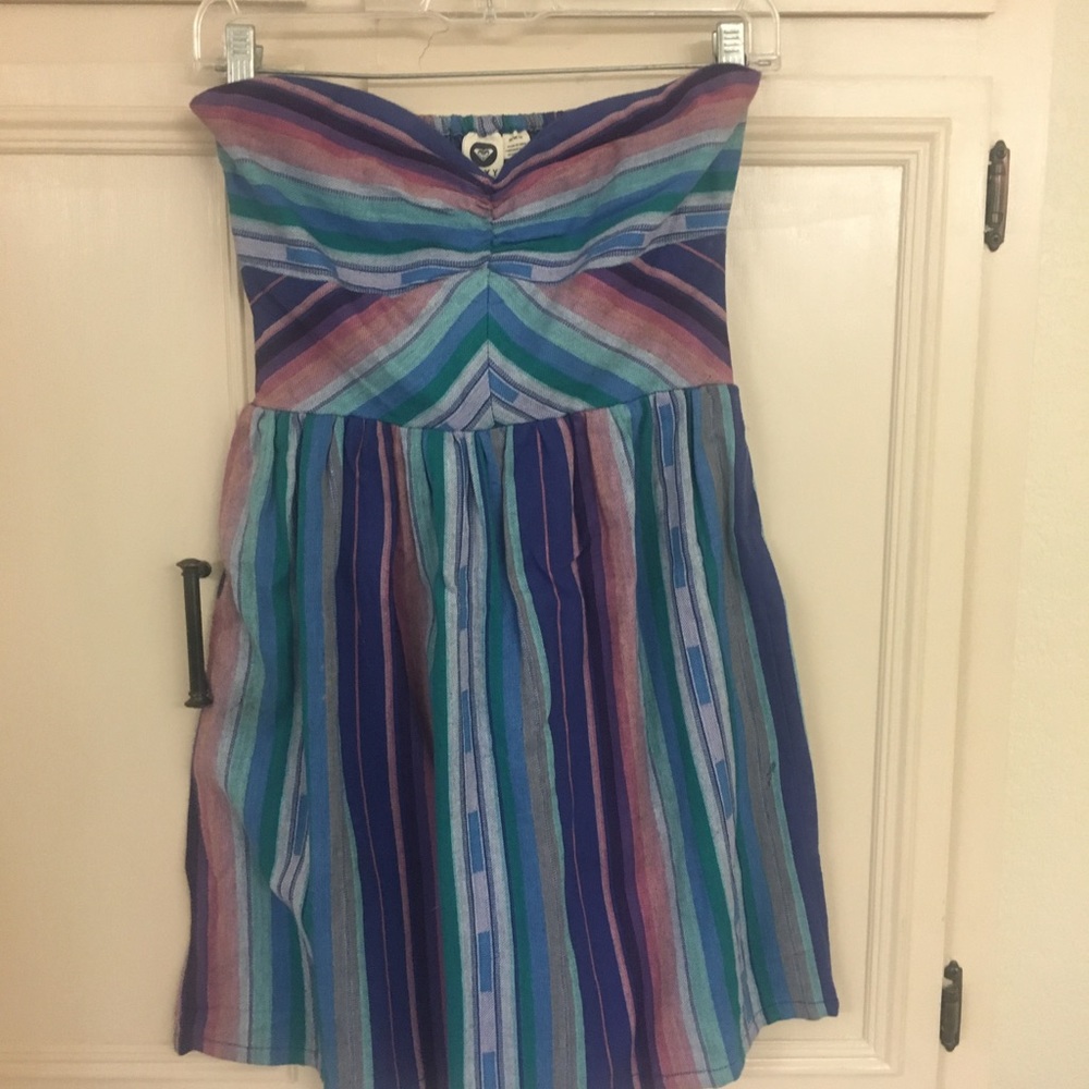 Strapless roxy dress