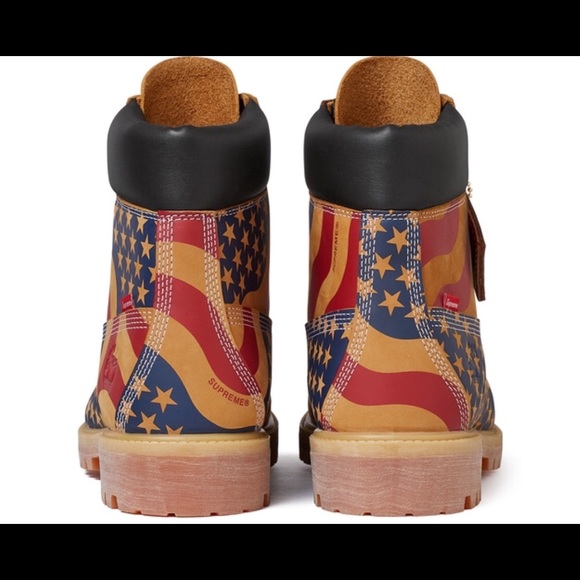 Supreme Timberlands stars and stripes
