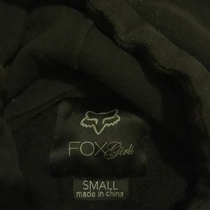 Fox brand womens black sweatshirt