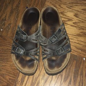 Birkenstock Granada Grey Sandals