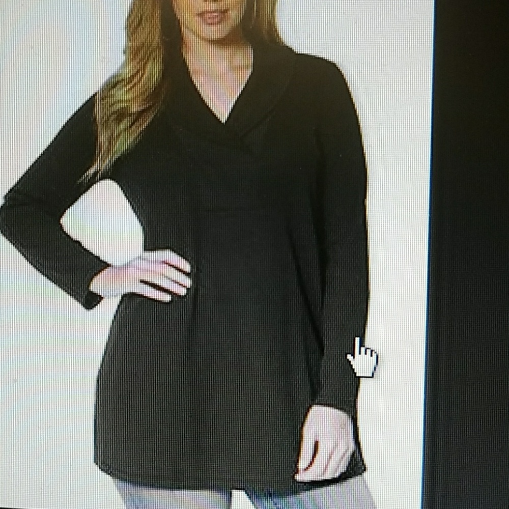 Shawl collar ultimate tee