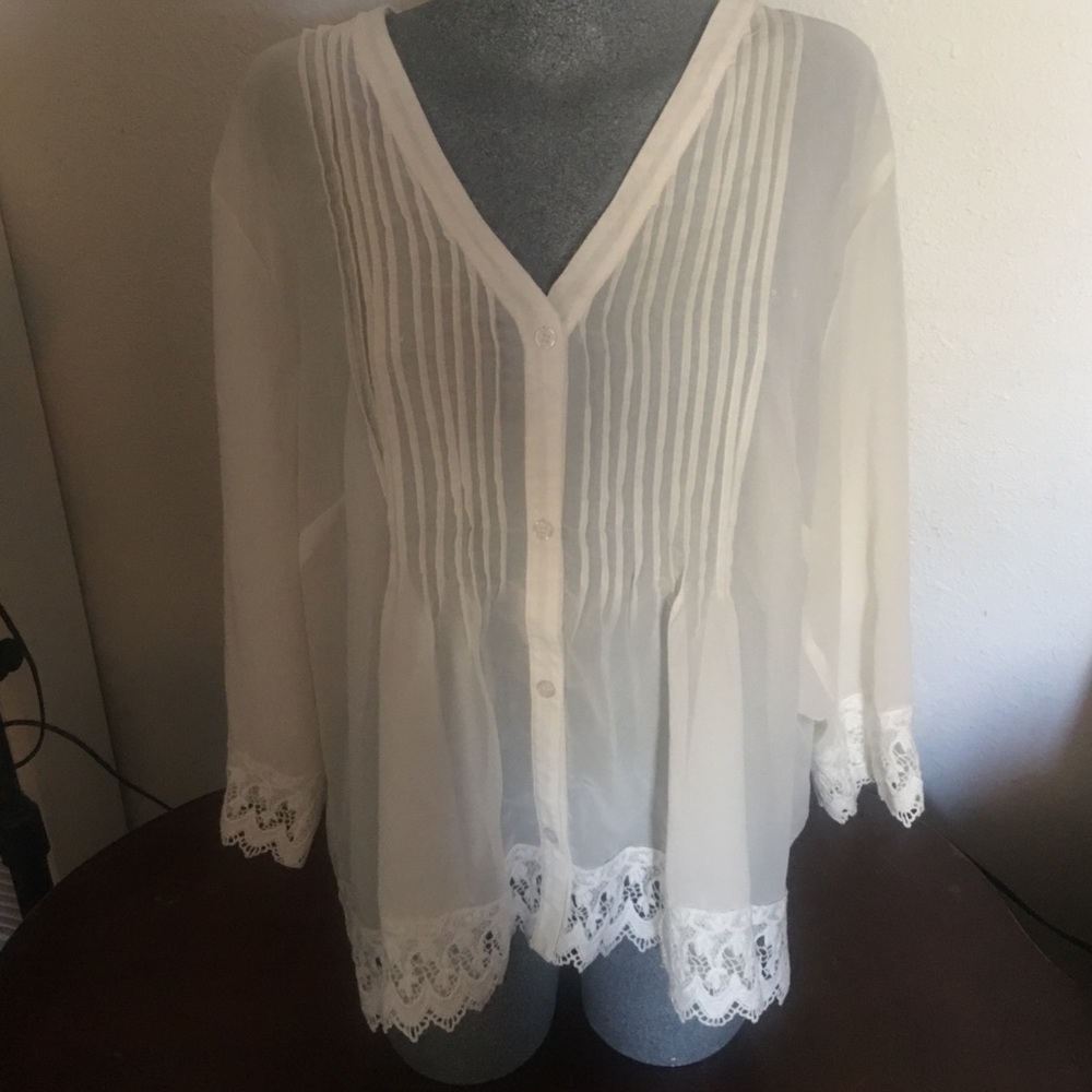 women's dressy button blouse