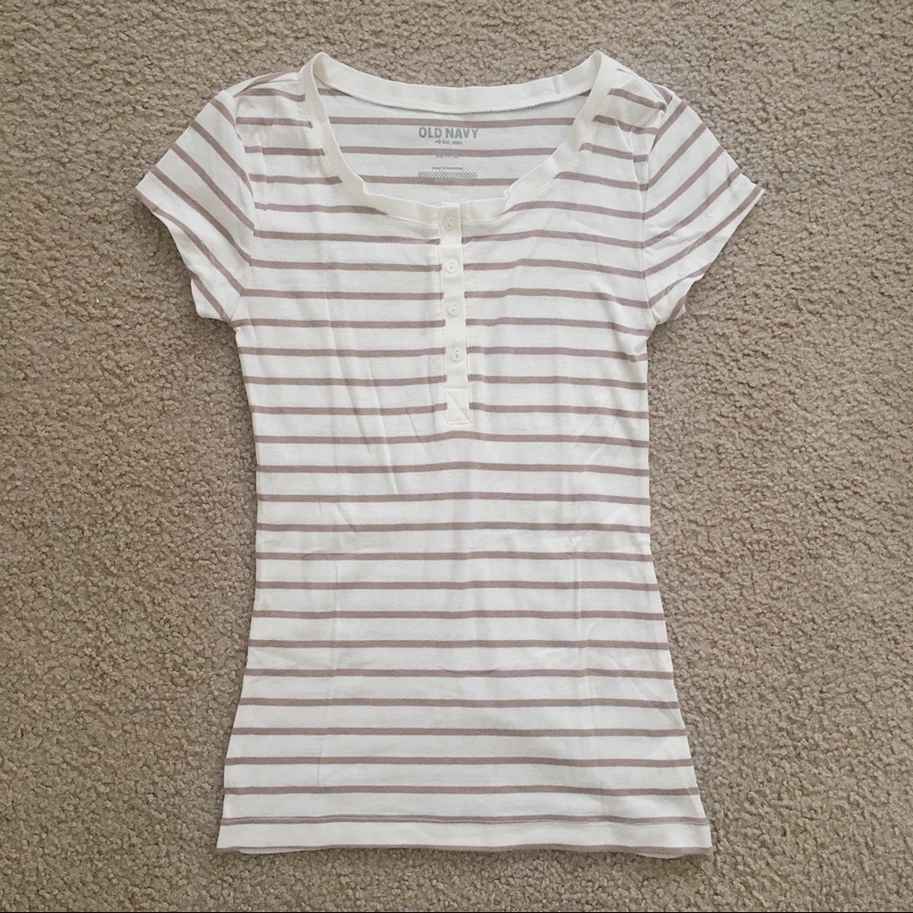Old Navy Stripe Tee XS