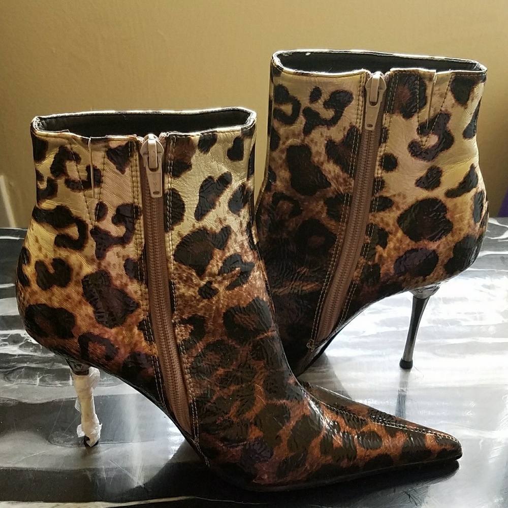 Leopard Boots
