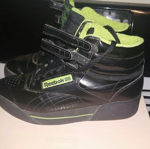 Reebok Freestyle hi tops.  15th anniversary 7.5