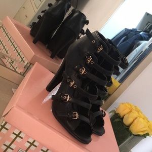 Black ankle booties