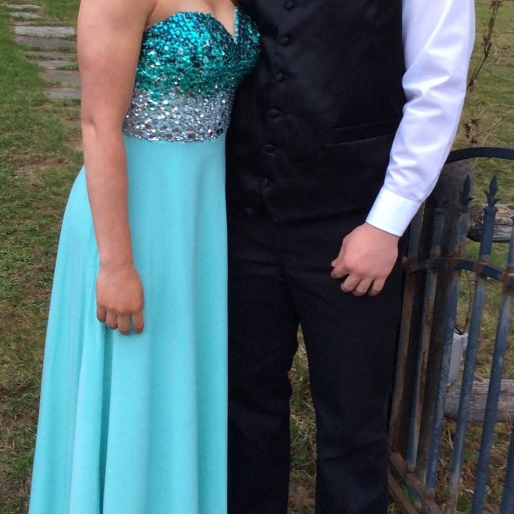 BEAUTIFUL Mint Prom Dress