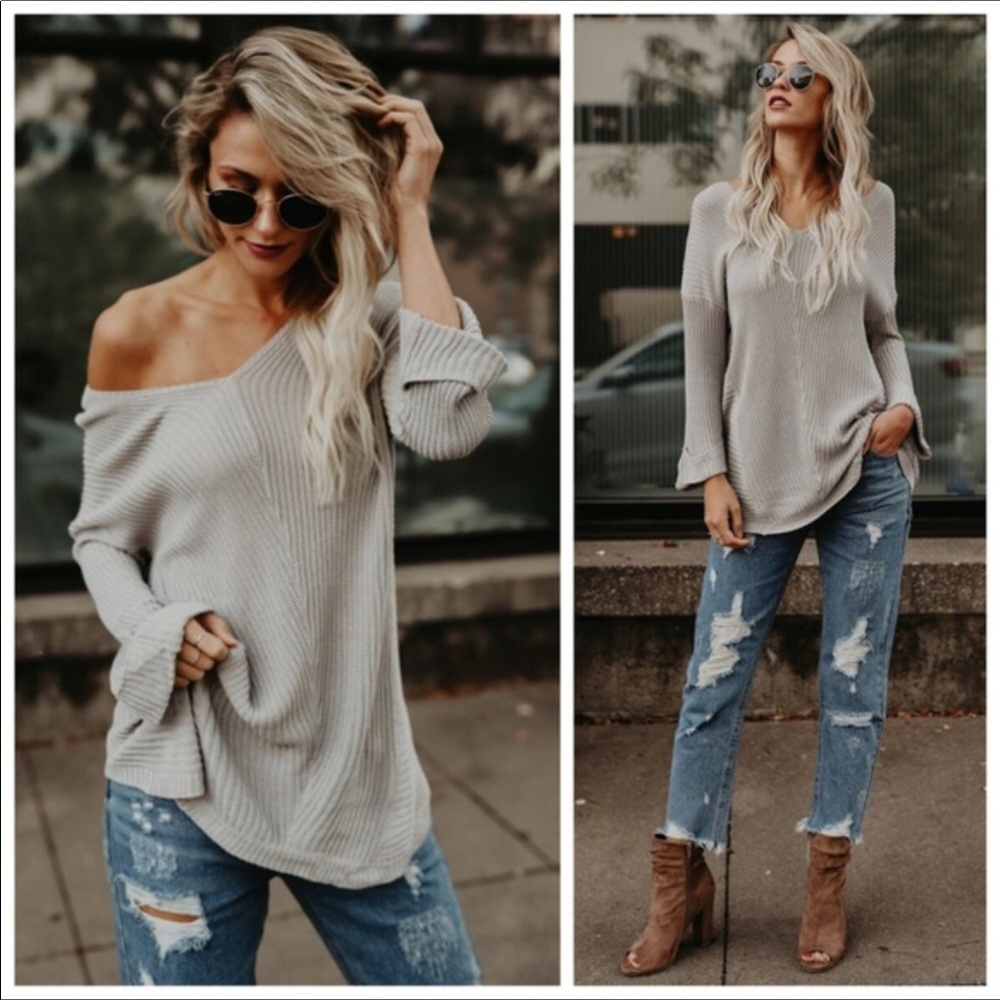 Stunning, sexy Knit Sweater