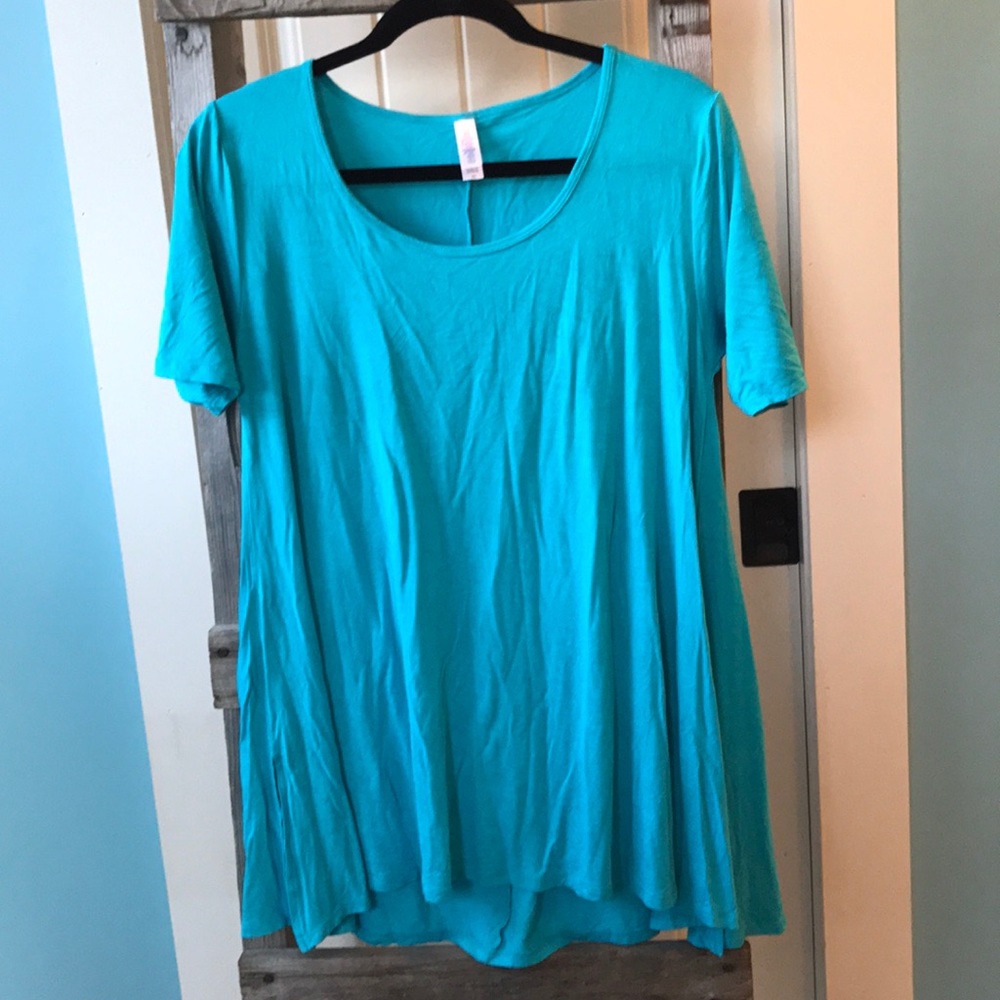 Lularoe Perfect T in Teal