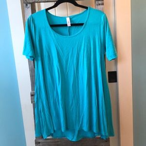 Lularoe Perfect T in Teal