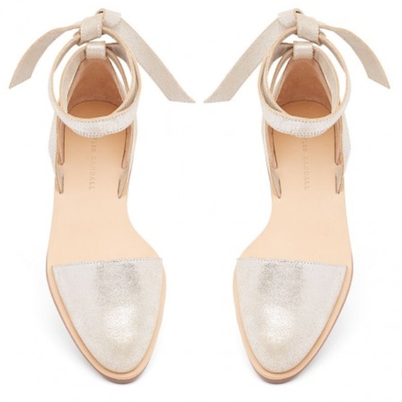 Loeffler Randall Dina D'Orsay Wrap Tie Flats - Picture 1 of 8
