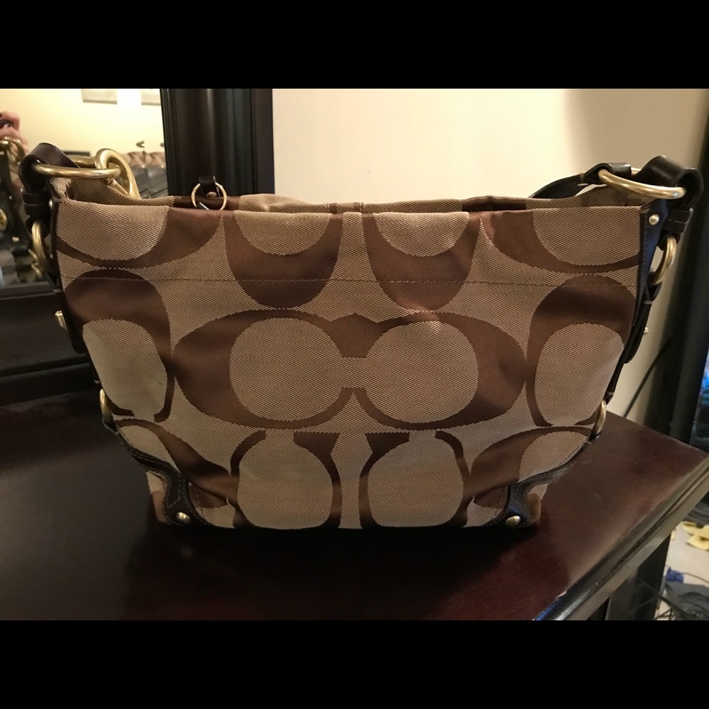 Coach signature purse