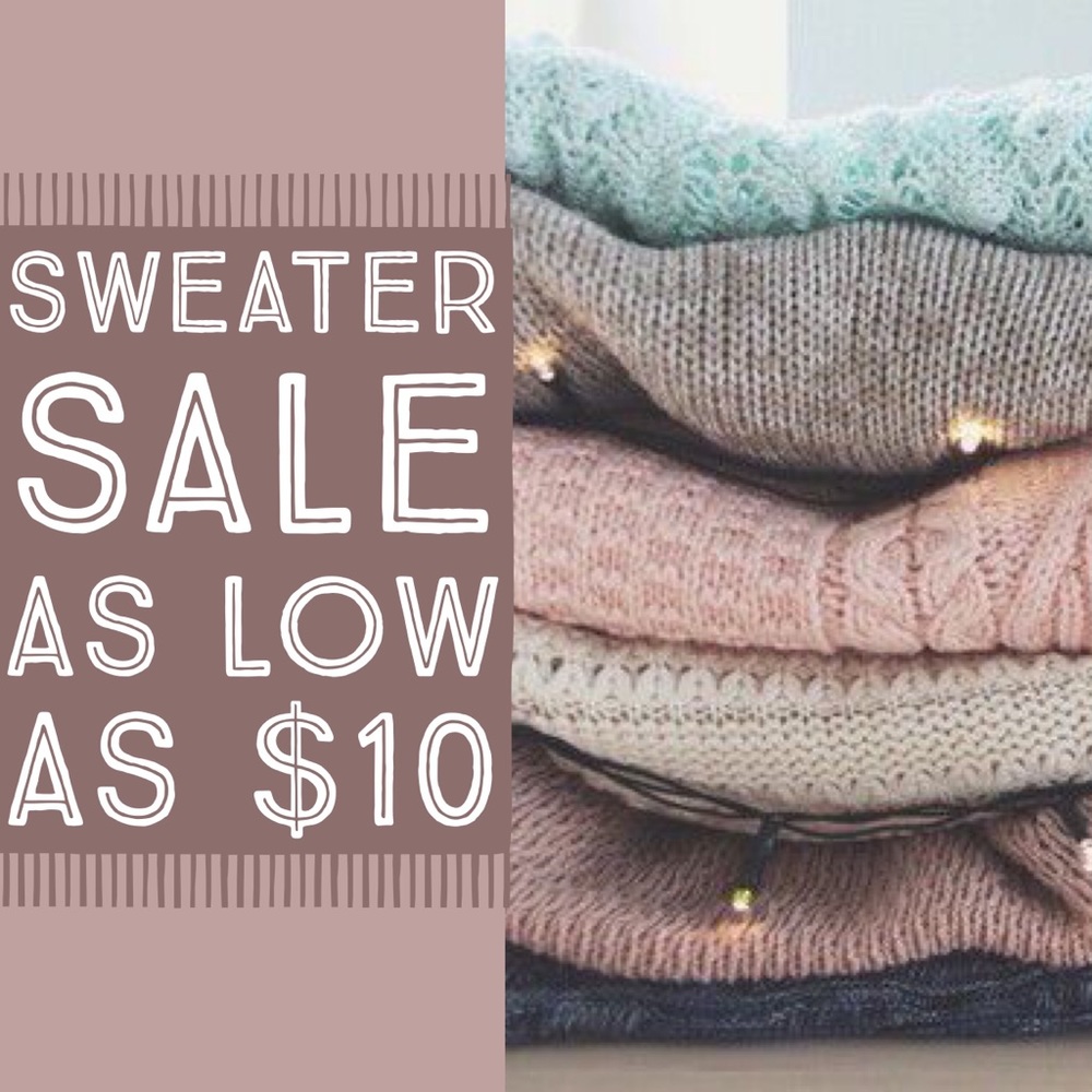 $10 SWEATERS!!!! $10 SWEATERS