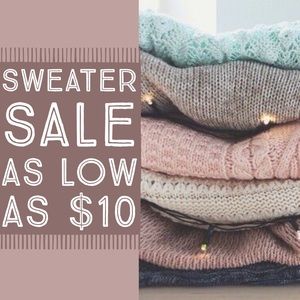 $10 SWEATERS!!!! $10 SWEATERS