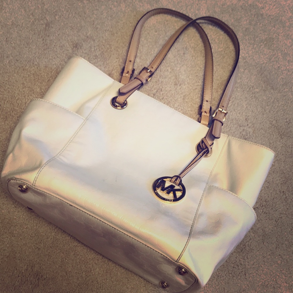Michael Kors White Purse