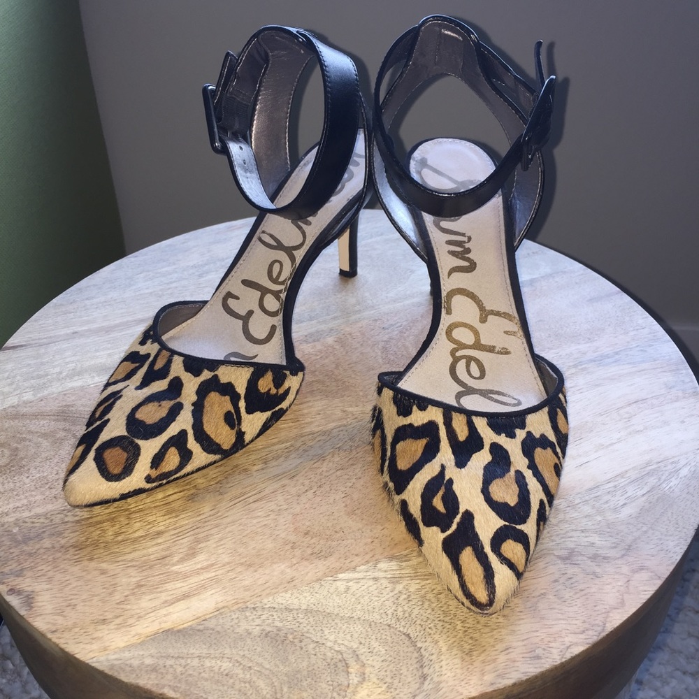 Sam Edelman Leopard Print Heel