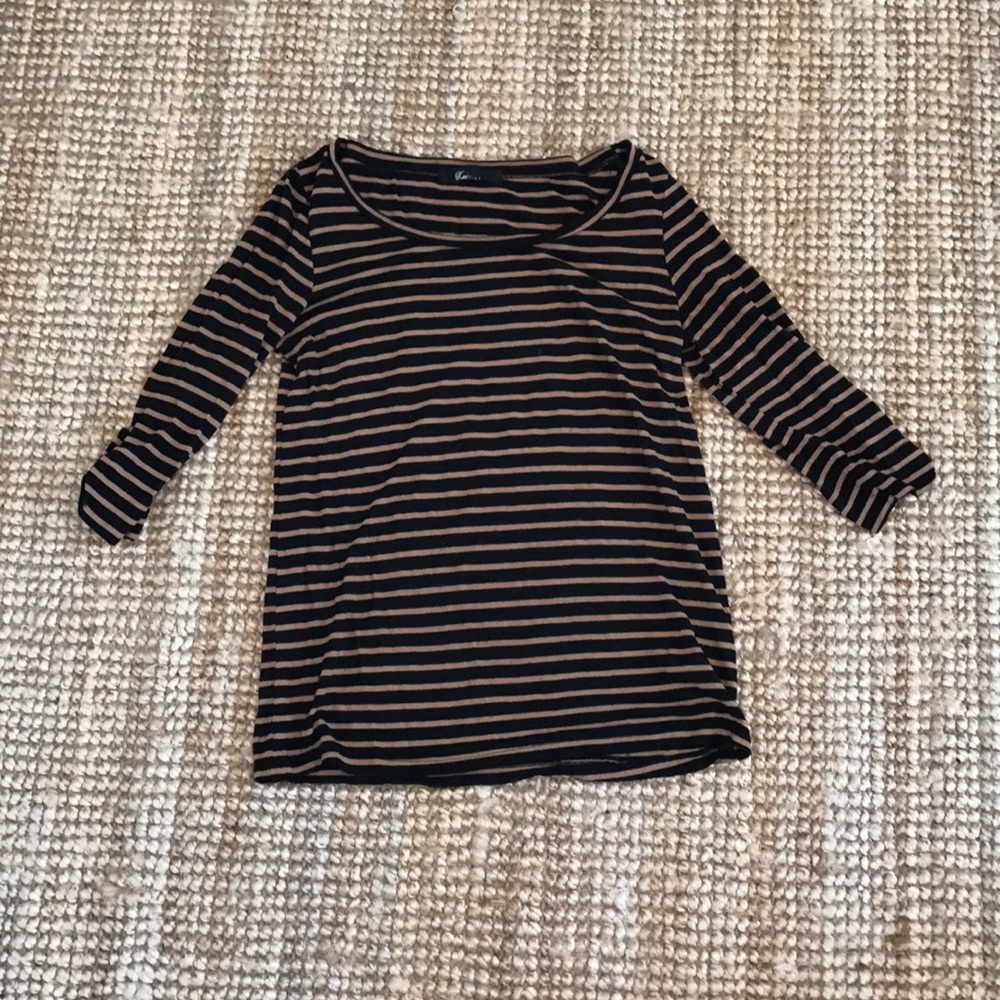 Half Sleeved Striped Shirt