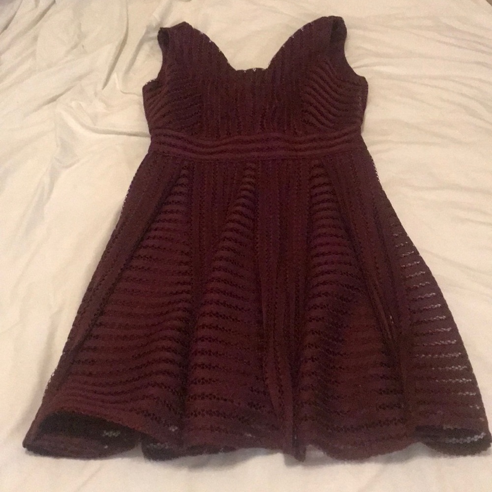 Maroon She + Skye Dress