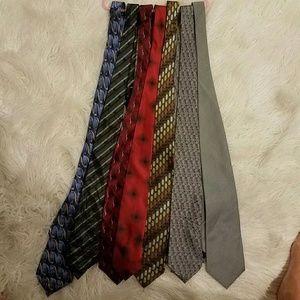Set of 7 mens ties