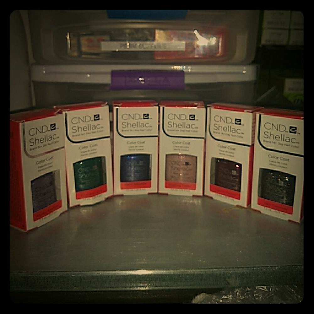 Bundle listing for Shellac colors
