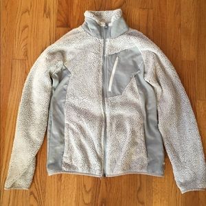 Columbia comfy jacket. Light gray. Size M
