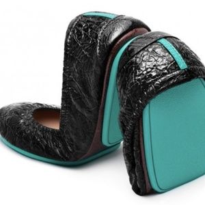 OBSIDIAN BLACK Tieks Ballet Flats Sz 8