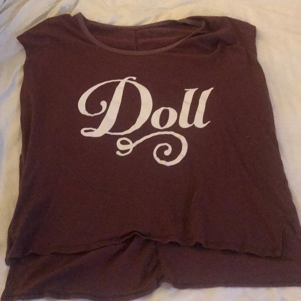 Maroon Southward Apparel Doll Oversized Shirt