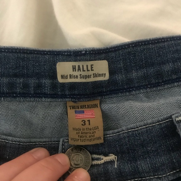True religion, Halle mid rise super skinny jeans - Picture 3 of 3
